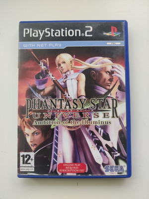 Phantasy Star Universe Ambition of the Illuminus PS2 game like new