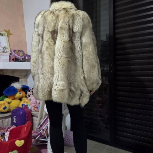 Mink fur used beige, size L, Canada Furs Athens