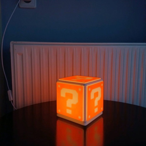 Super Mario Question Block Lamp like new