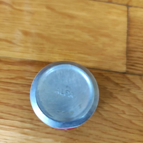 Coca Cola miniature can used, Italian made, 5cm