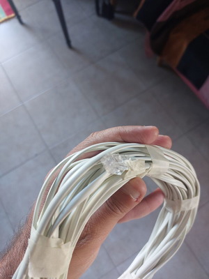 Telephone Cable RJ11 27 Meters Like New, White