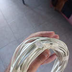 Telephone Cable RJ11 27 Meters Like New, White