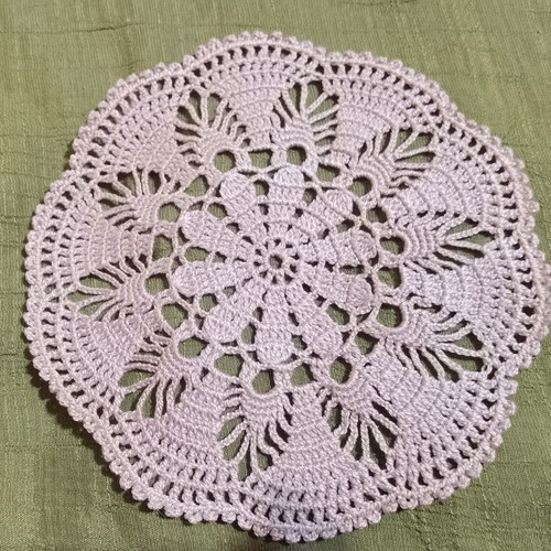 Crochet square coasters like new, set of 5 pieces
