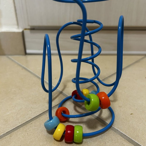 Hape bead maze toy like new for 6+ months