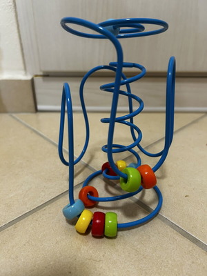 Hape bead maze toy like new for 6+ months