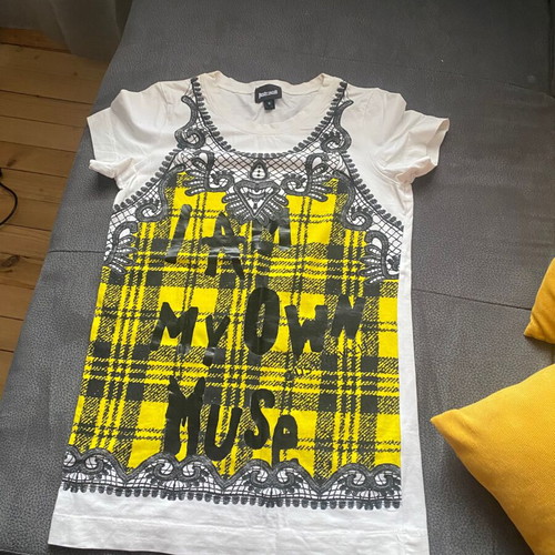 Just Cavalli T-shirt used, size S, yellow