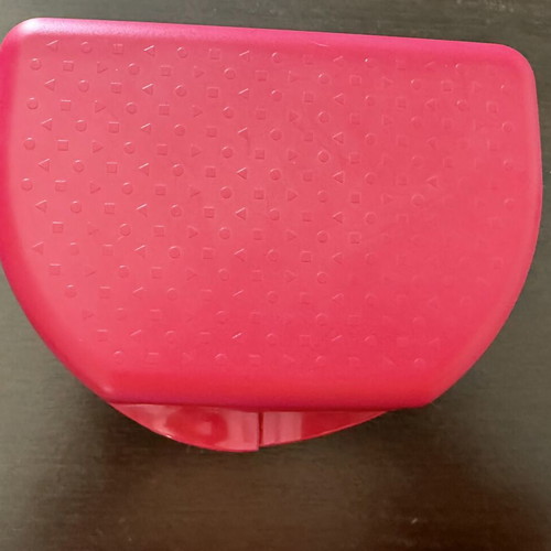 Tupperware food container magenta with storage marks, new
