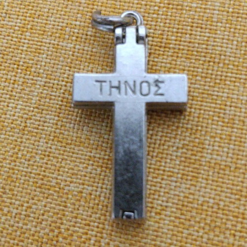 Cross from Tinos with case for Holy Wood new