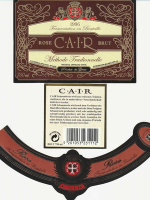 Cair Rhodes wine labels new, set of 3 for collection