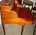 Σεκρετέρ - Γραφείο, βελγικό, από ξύλο καρυδιάς, τύπου "roll", περίπου 130 ετών.