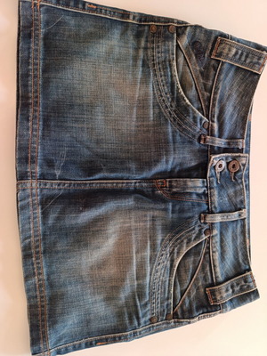 Pepe Jeans Denim Vintage Blue Skirt XS Small Like New