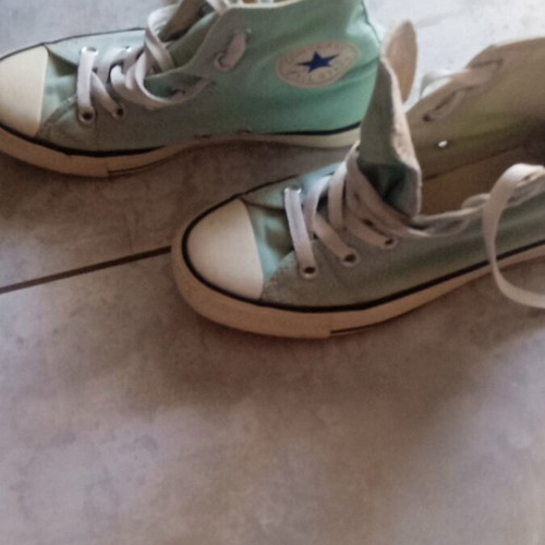 Converse women's shoe used, blue, size 38