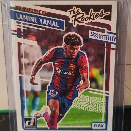 Lamine Yamal RC The Rookies 2023-24 Panini Donruss card like new
