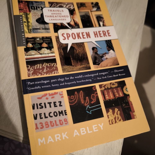 Spoken Here by Mark Abley new book in English