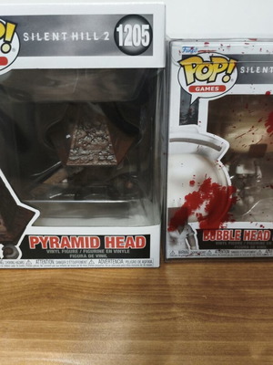 Funko Pop! Silent Hill 2 Pyramid Head 1205 and Bubble Head Nurse 1204