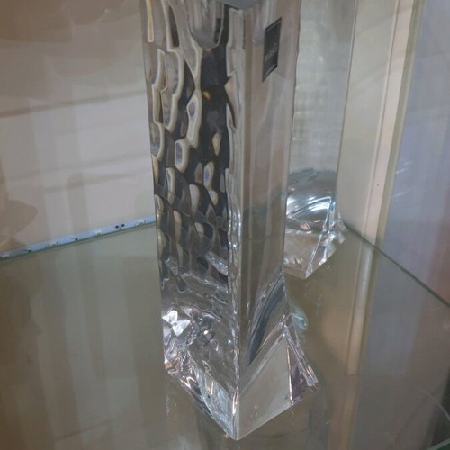 Rogaska Singapore Crystal Candlesticks new set of two