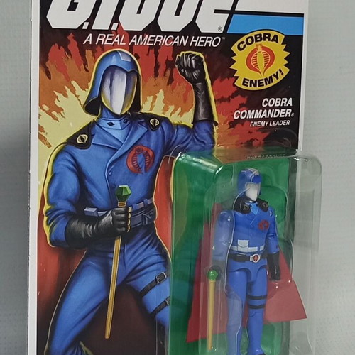 Super7 GI Joe Cobra Commander ReAction+ action figure new 3.75''