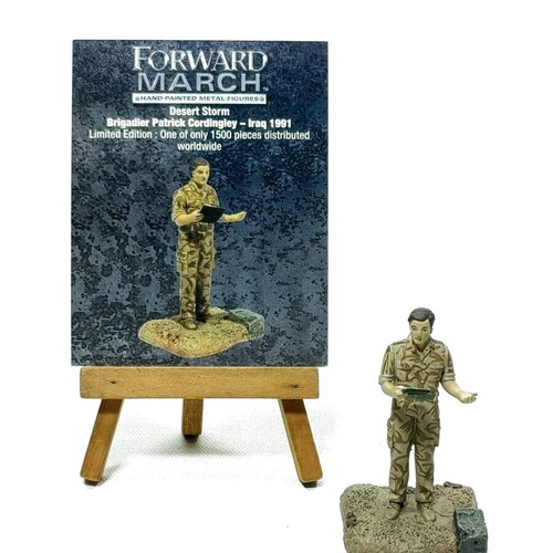 Corgi Forward March Brigadier Patrick Cordingley metal figure 1:32 scale like new