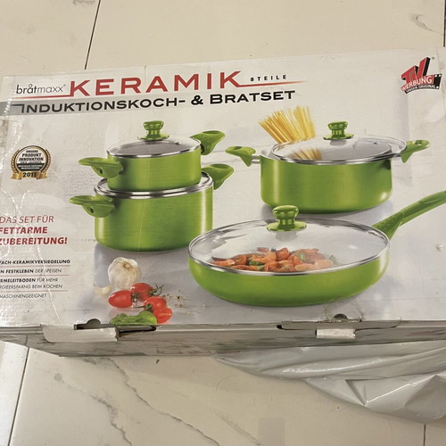 Cookware set of 4 pieces with lids new