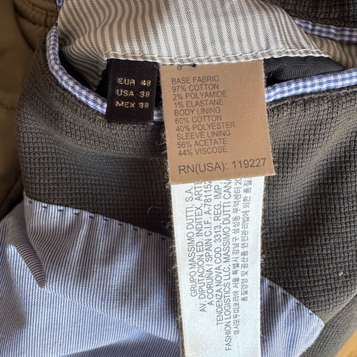 Massimo Dutti casual jacket size M like new, olive green