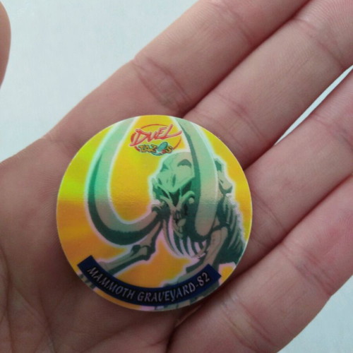 Yugioh Tazos Duel collectible caps 3 pcs like new