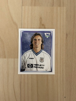 David Ginola Merlin 1998 sticker new