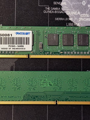 Μνήμες DDR3 Patriot 8GB 2x4GB 1600 MHz μεταχειρισμένες