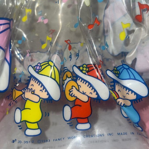 Transparent girl bag like new, 1980s, 19x26cm