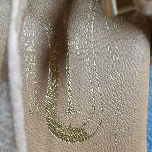 Freed of London handmade gold dance shoes size 37