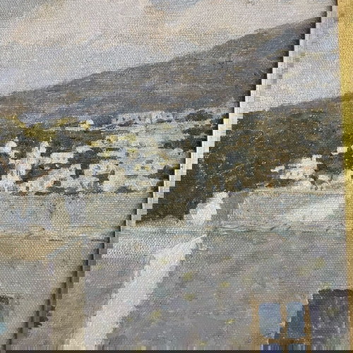 Π. Παχατουρίδης Ελαιογραφία σε χρυσή κορνίζα μοναδικό!