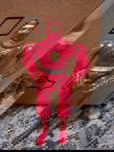Power Rangers-Червен Нинджа Фигура '90-те (13.5см)