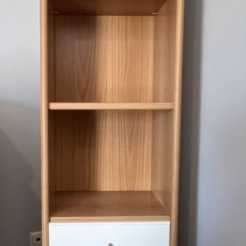 Storage furniture with shelves and drawers