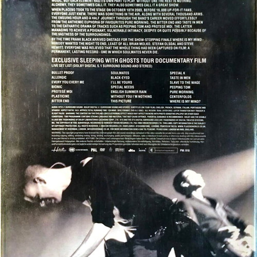 Placebo Soulmates Never Die Live In Paris 2003 DVD used, rock