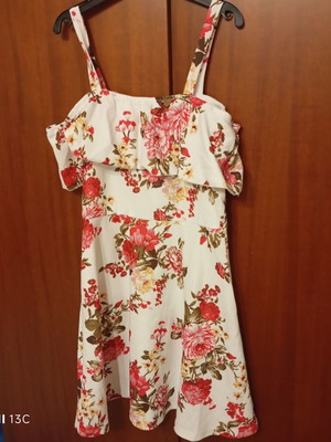 Shein dress like new, colorful, size S