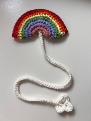 Rainbow Handmade Bookmark new