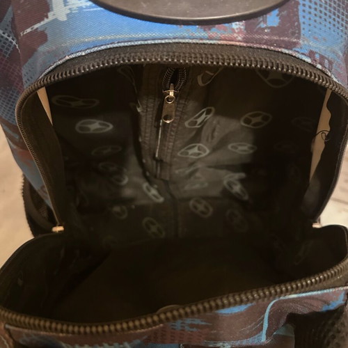 No Fear school bag used, wheeled with zippers