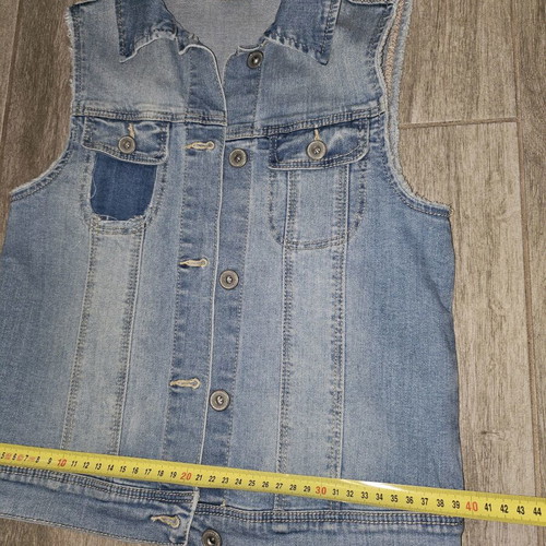 Zara denim vest for girl 11-12 like new
