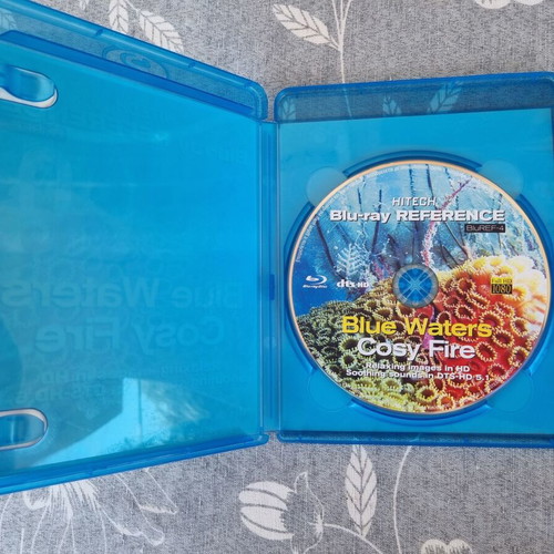 Blue Waters - Cosy Fire Blu-ray like new, ambient documentary
