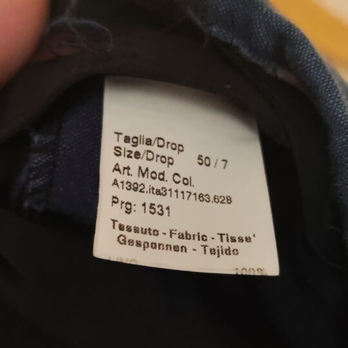 Linen suit Artisti Italiani used, size 50, blue