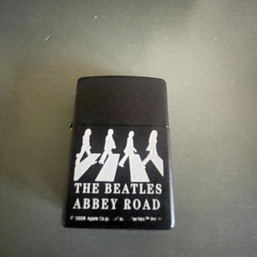 Zippo The Beatles Abbey Road lighter used, solid brass, 2006 edition