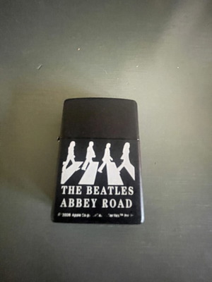 Zippo The Beatles Abbey Road lighter used, solid brass, 2006 edition