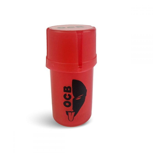 OCB plastic grinder 40mm 2 in 1 red new