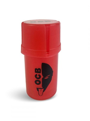 OCB plastic grinder 40mm 2 in 1 red new