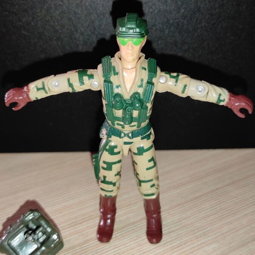 G.I.JOE Recoil (v1) 1989 action figure used, Hasbro