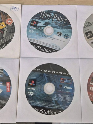 PS2 игри употребявани, комплект от 6 диска