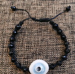 Evil eye bracelet like new, black