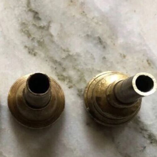 Vintage Baritone Mouthpieces 2 pcs used, brass