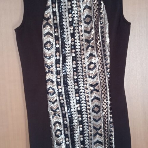 Dress Italian made with sequins, used, size small