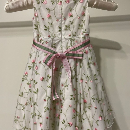 Baptism dress set with hat Aletta Italy new