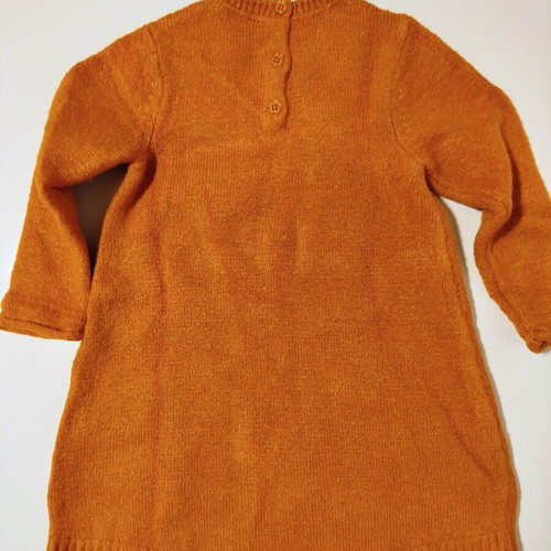 Orchestra knitted baby dress with flowers like new, 23 months